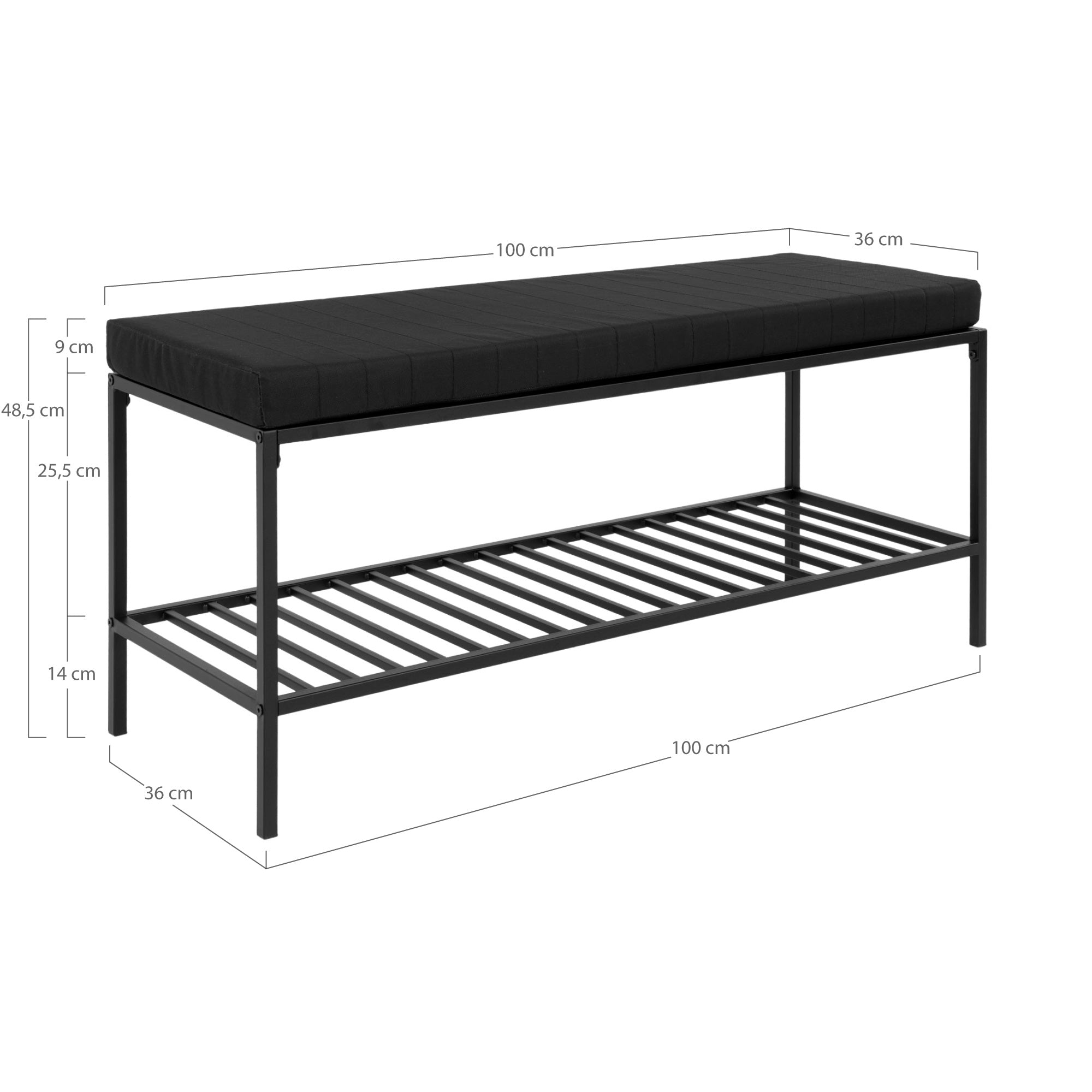 Banc Vita avec Coussin