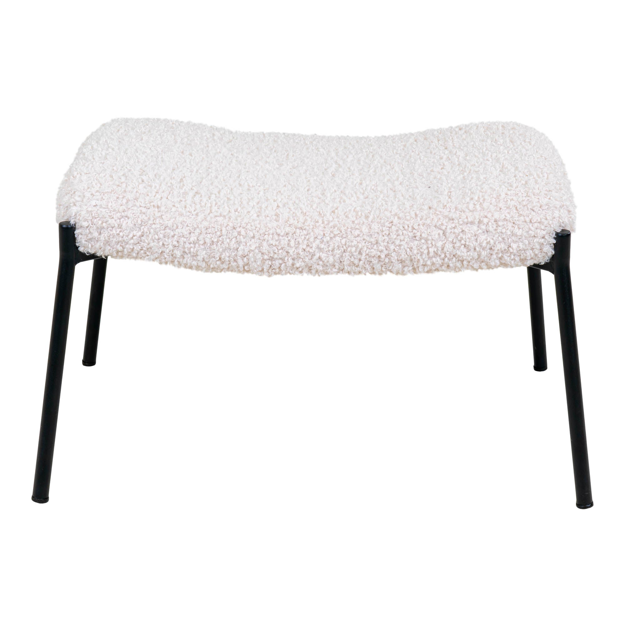 Repose-Pieds Glasgow Blanc Teddy