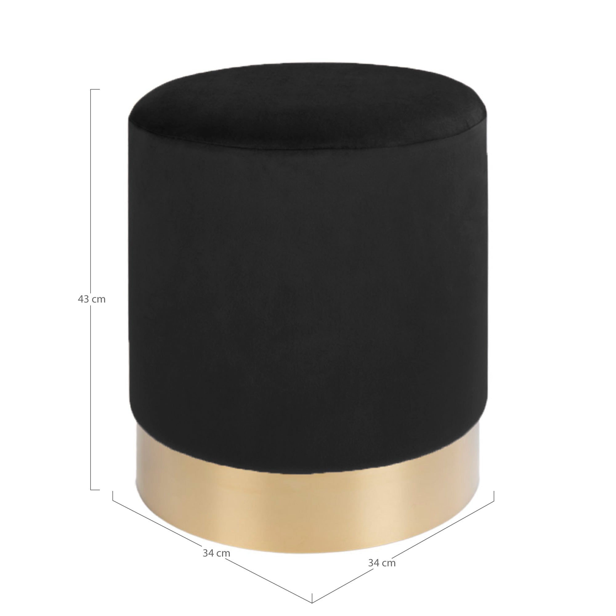 Pouf Gamby Noir