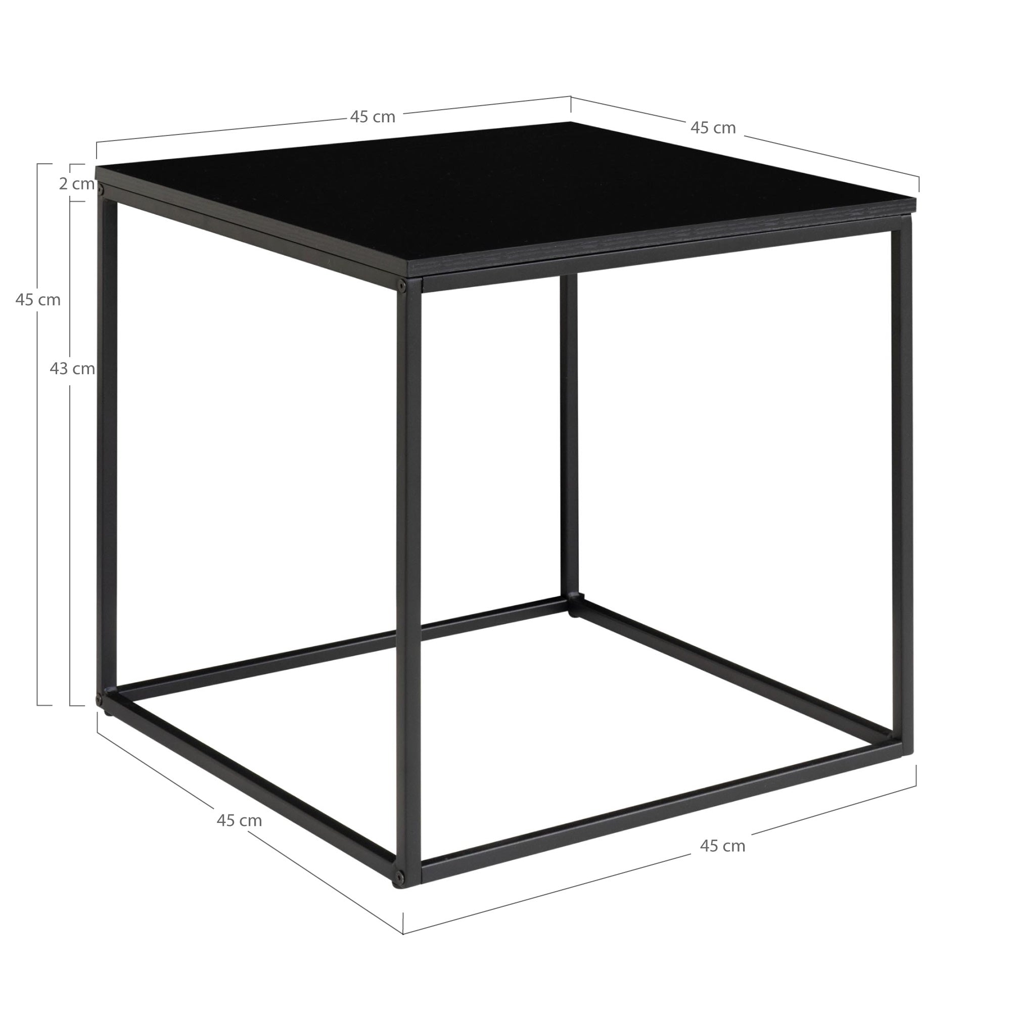 Table d'Appoint Vita Noire