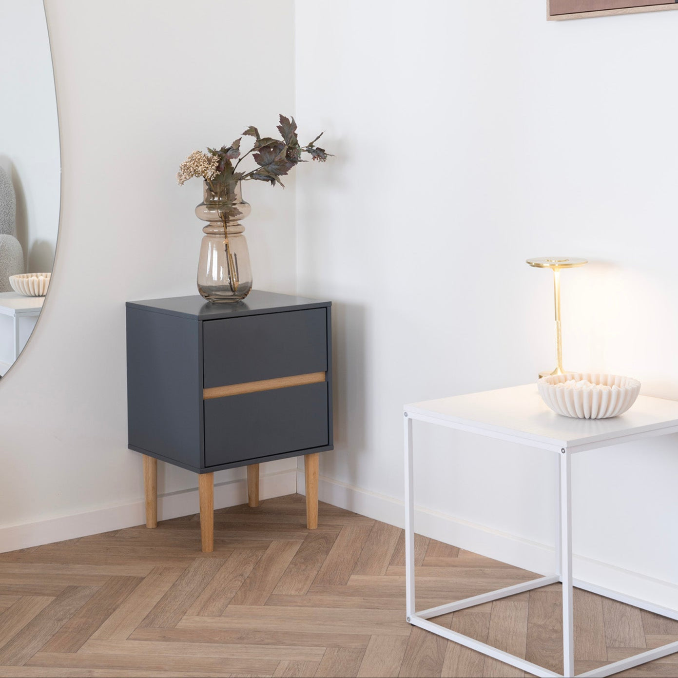 Table d'Appoint Vita Blanche