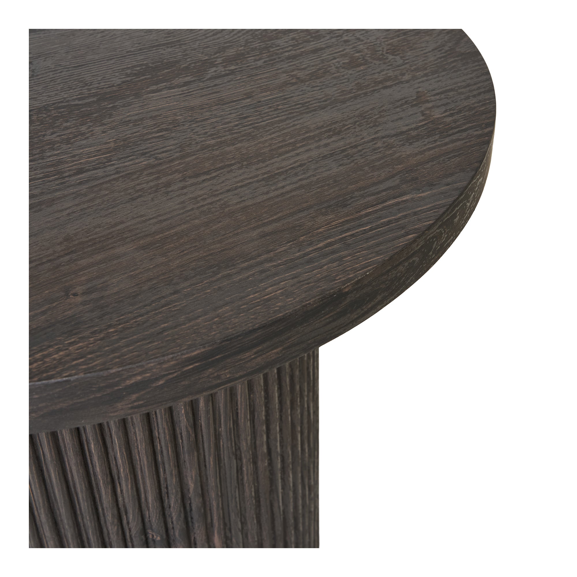 Table d’appoint Boavista ronde bois foncé