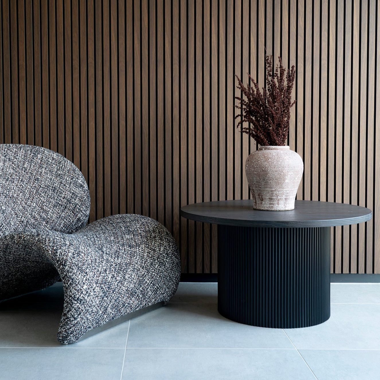 Table basse Boavista brun foncé