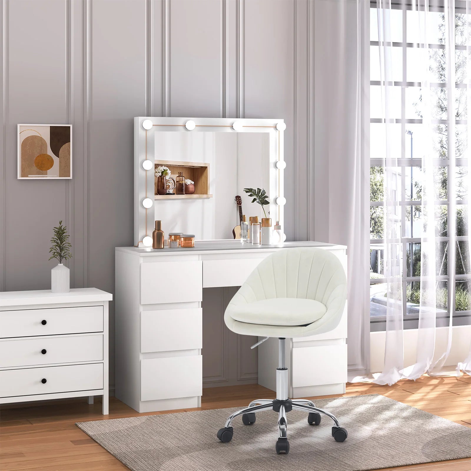 Chaise de bureau ergonomique pivotante