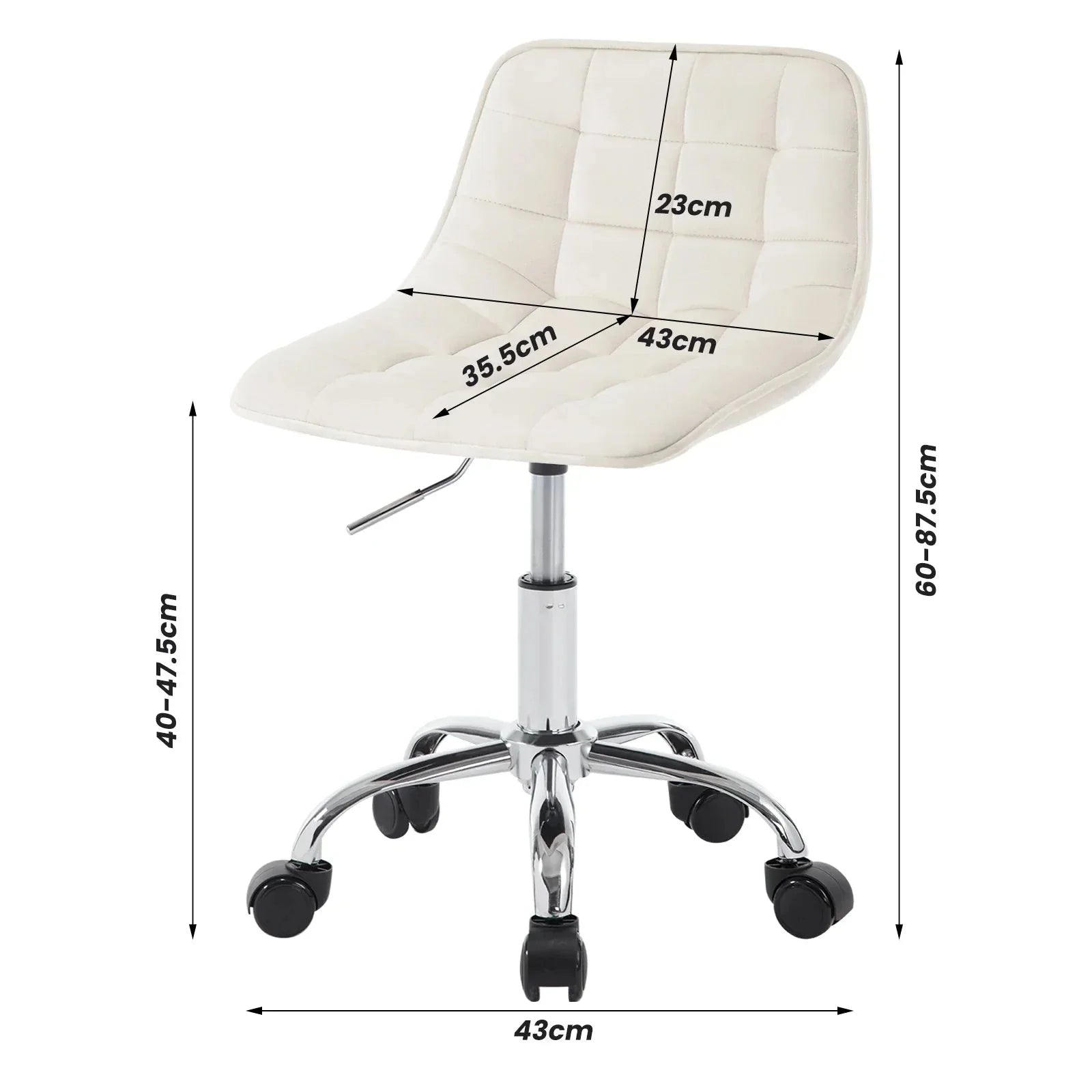 Chaise Velusia en velours ElleVitals