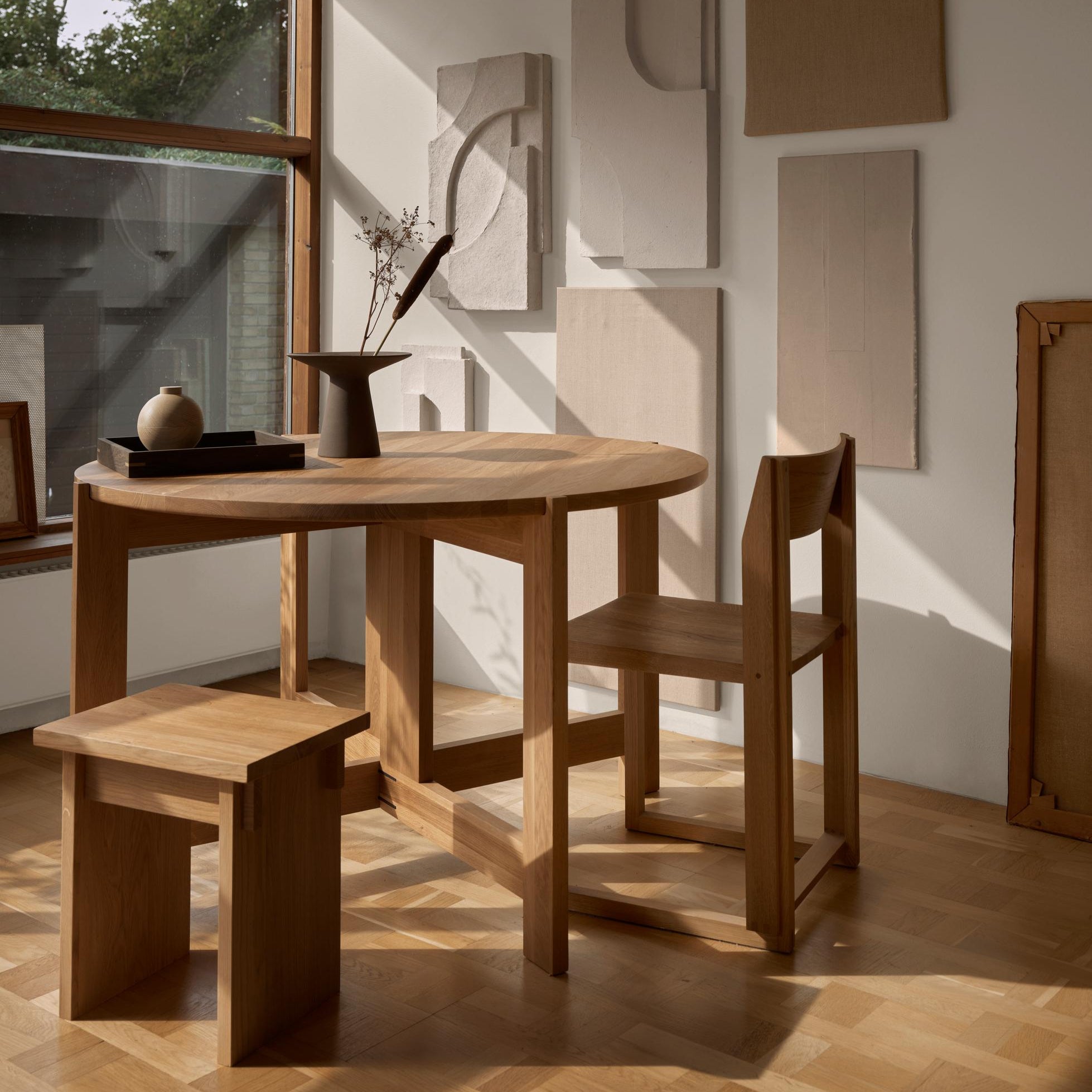 Table de salle à manger Collector en chêne