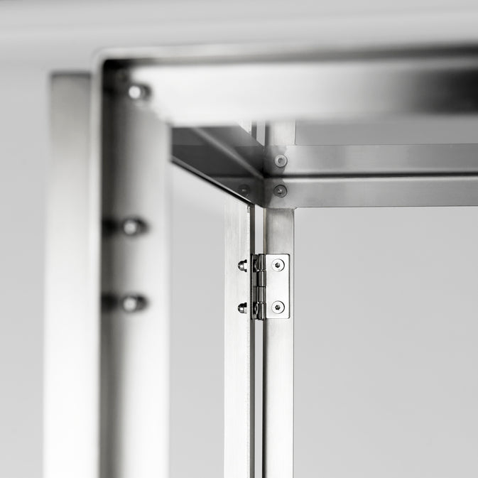 Table d’appoint pliante Foldable en acier inoxydable