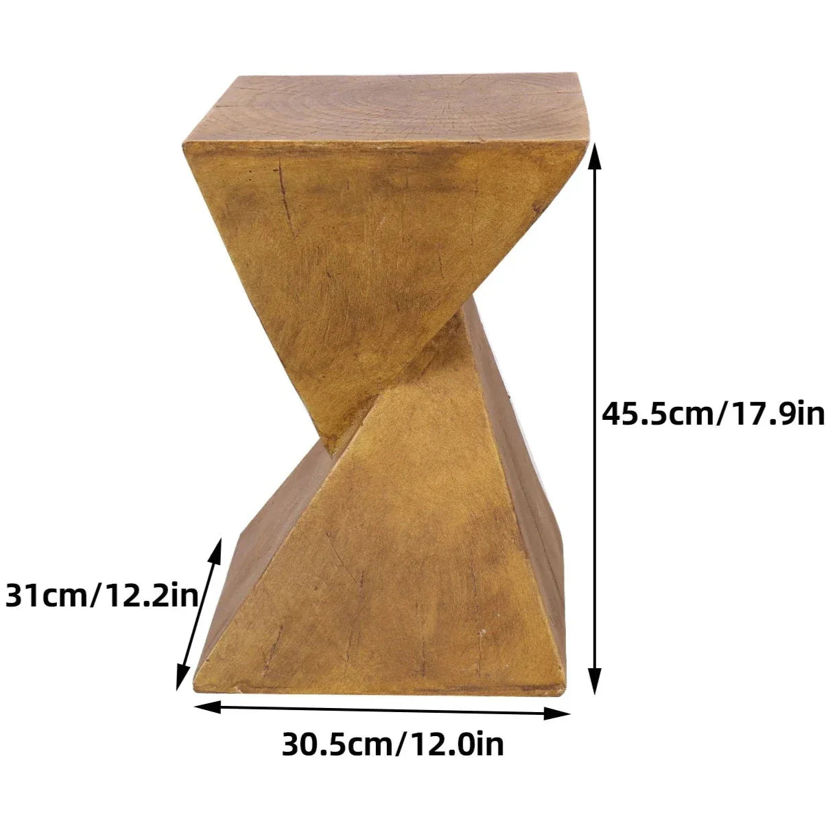 Table monolithique béton minéral design ElleVitals