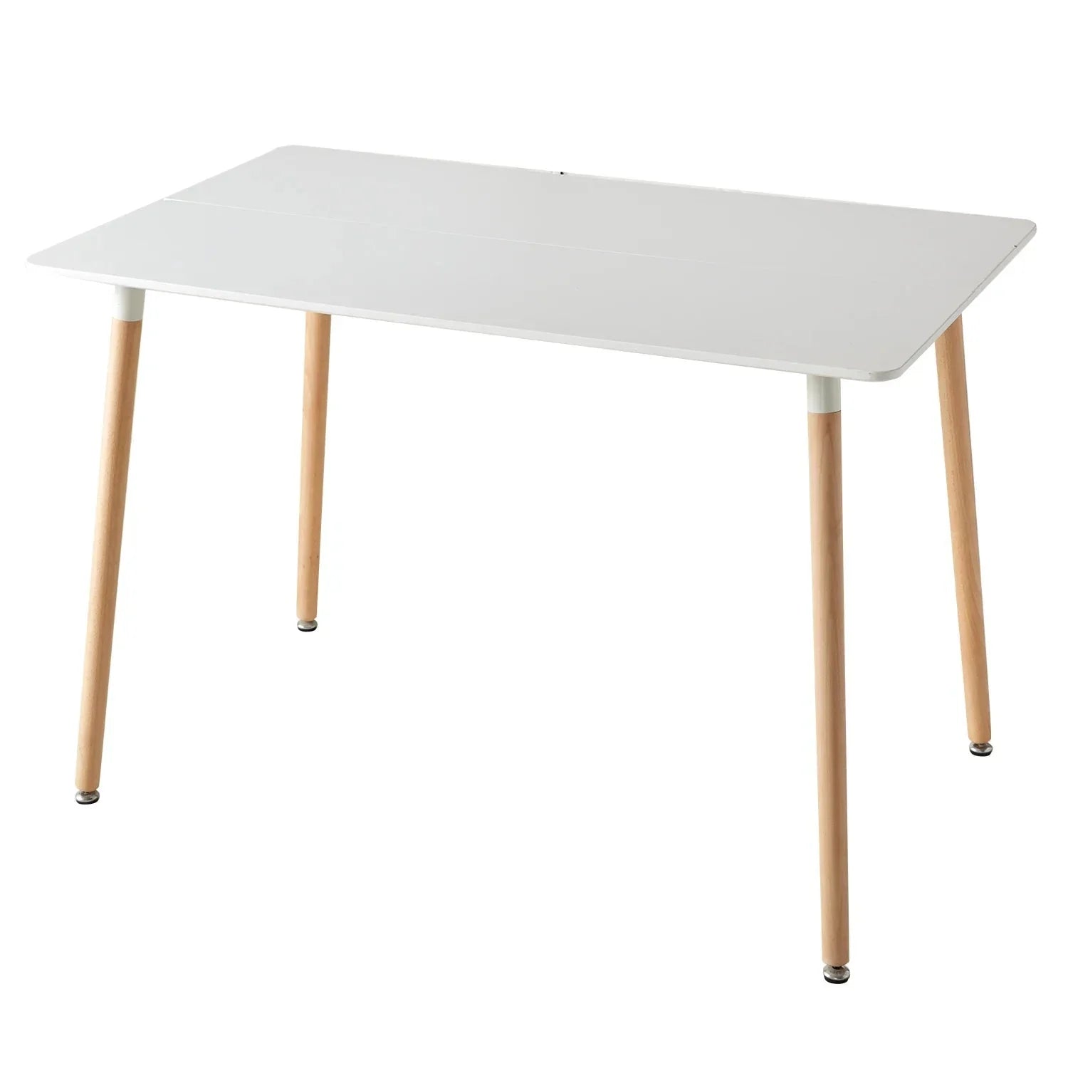 Table rectangulaire bois et métal nordique ElleVitals
