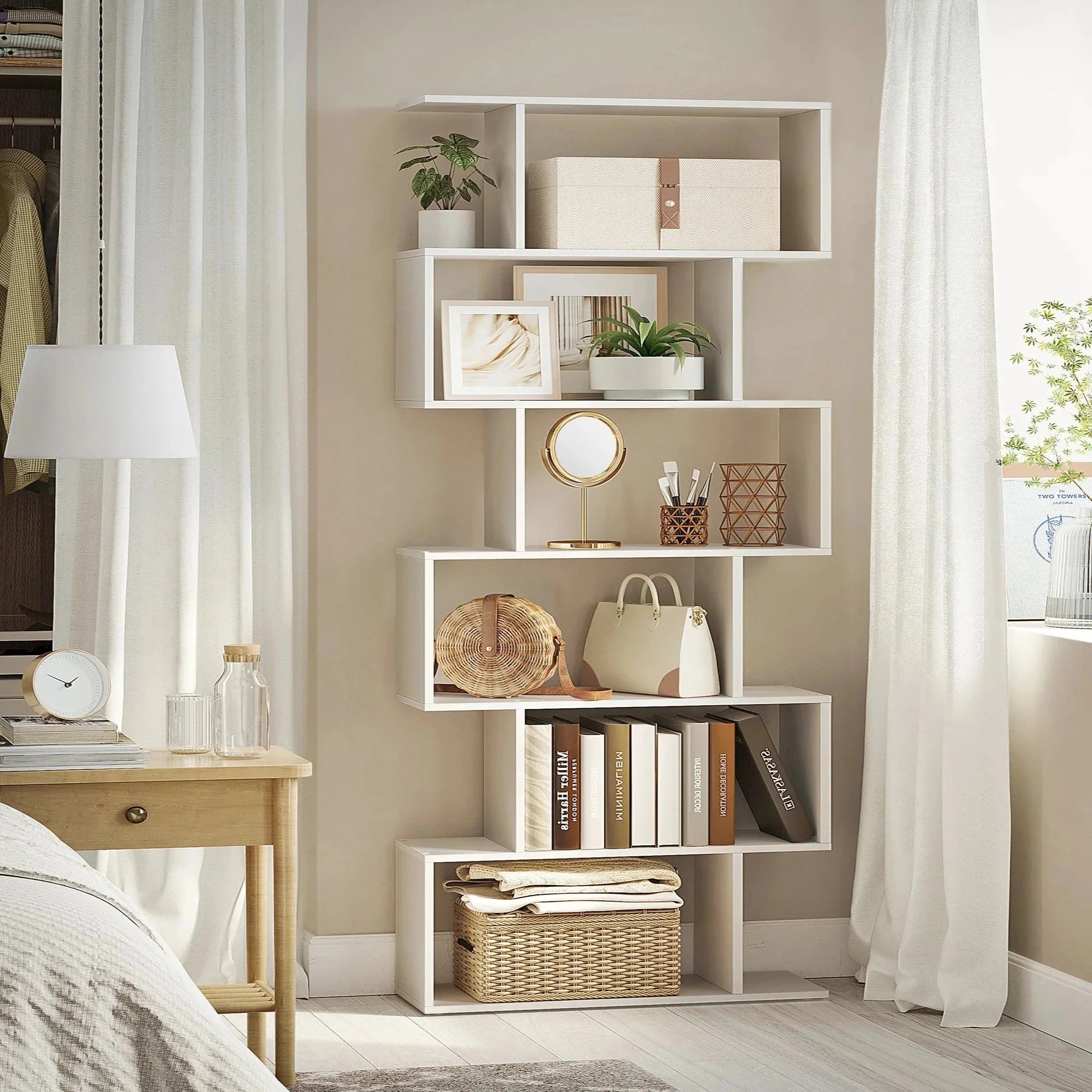 Bibliothèque moderne avec 6 niveaux ElleVitals