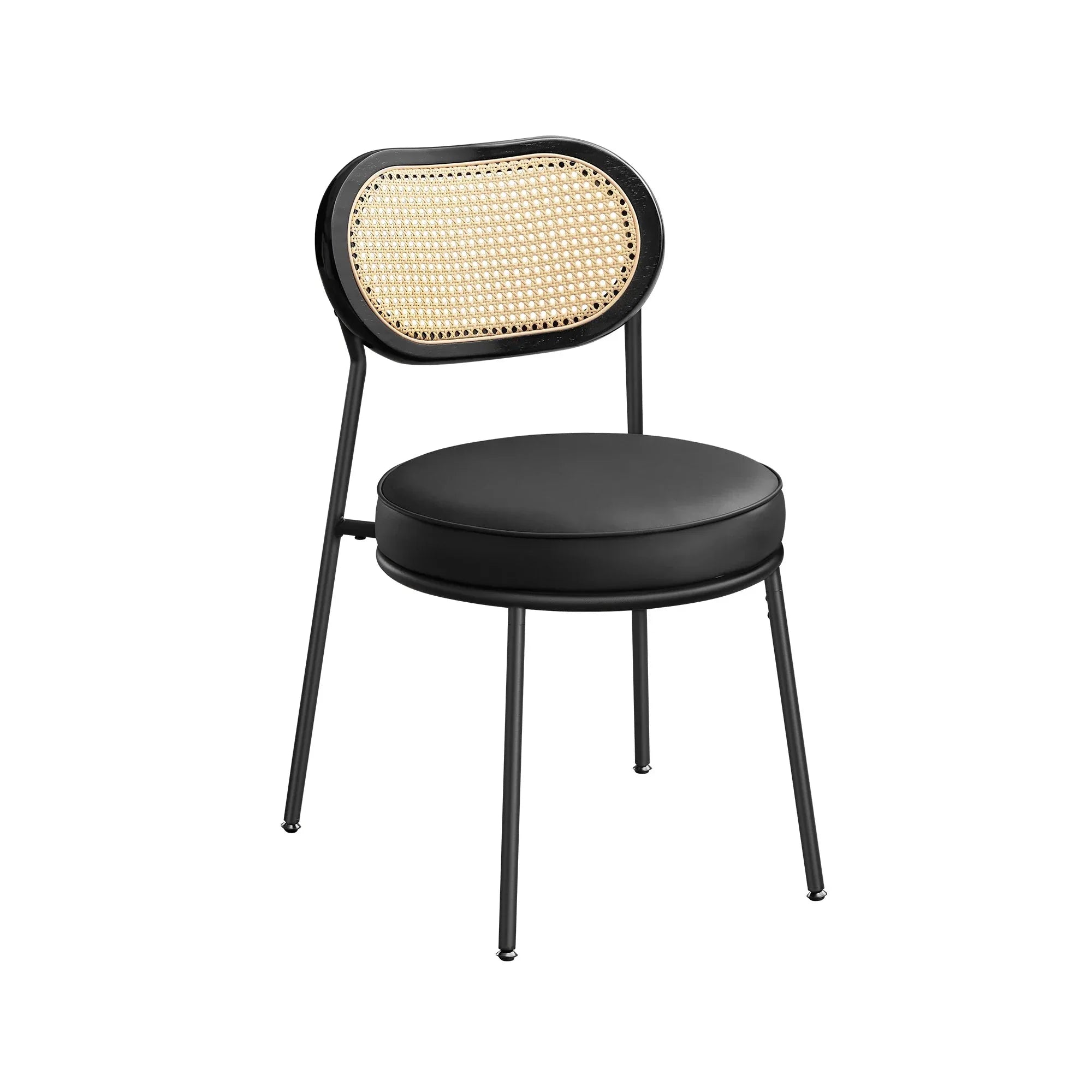 Lot de chaises en rotin et métal ElleVitals