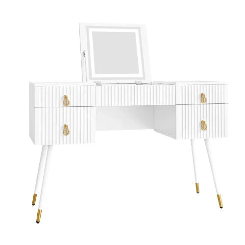 Coiffeuse moderne avec miroir LED ElleVitals