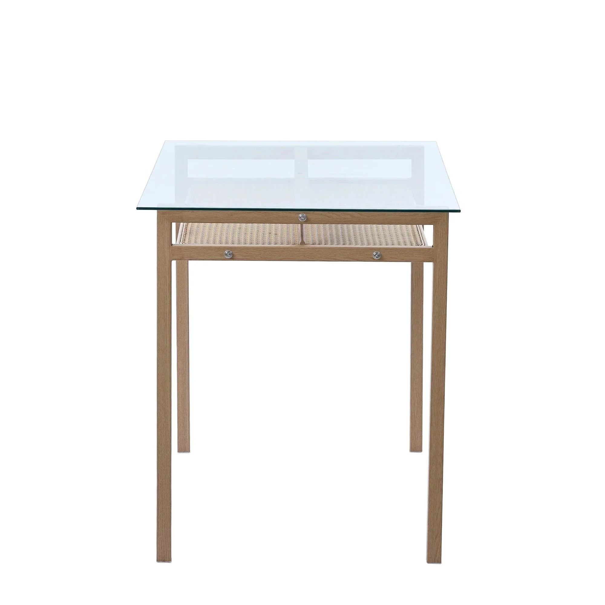 Table en verre avec rangement intégré ElleVitals