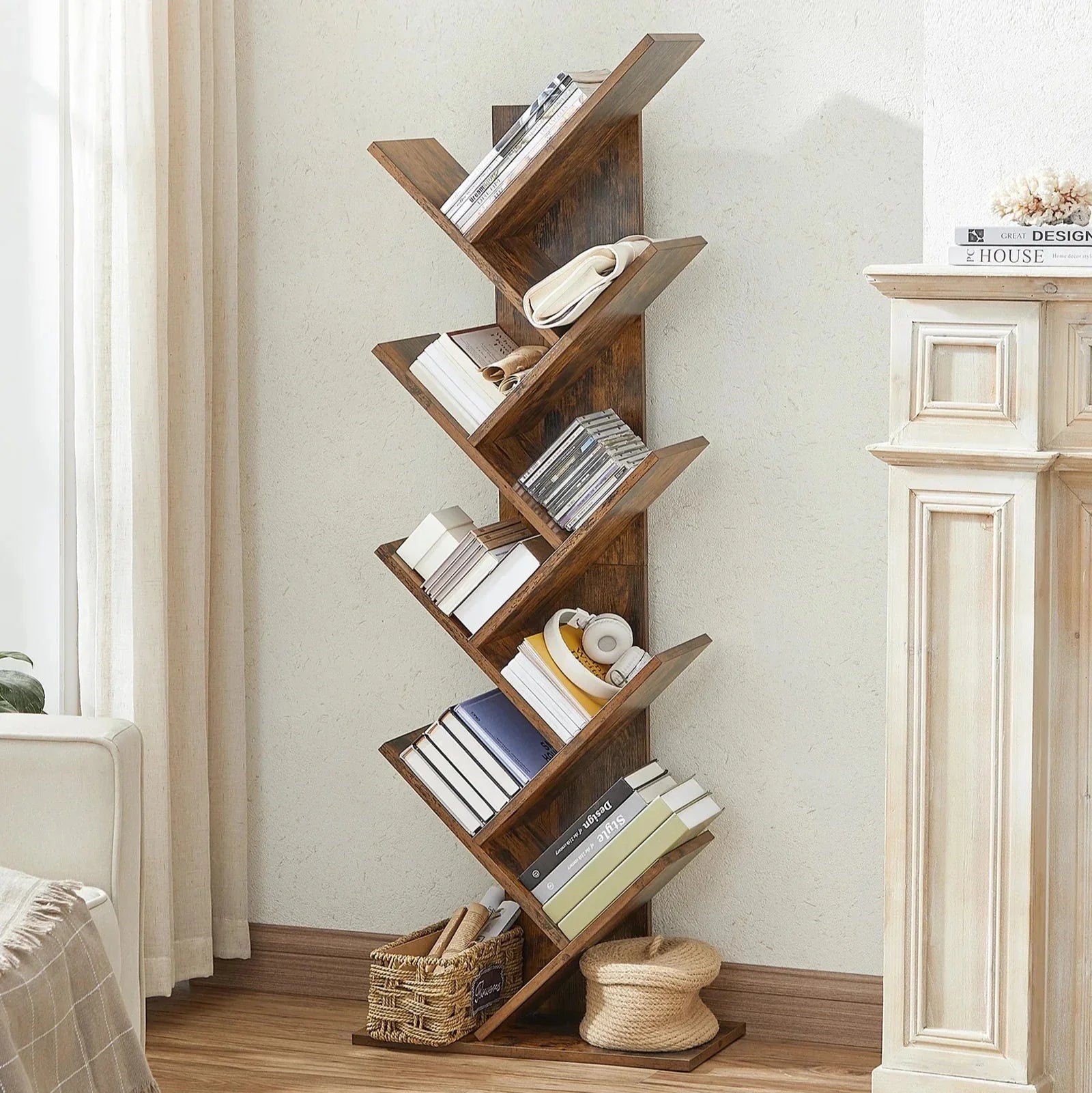 Bibliothèque en arbre avec 9 niveaux ElleVitals