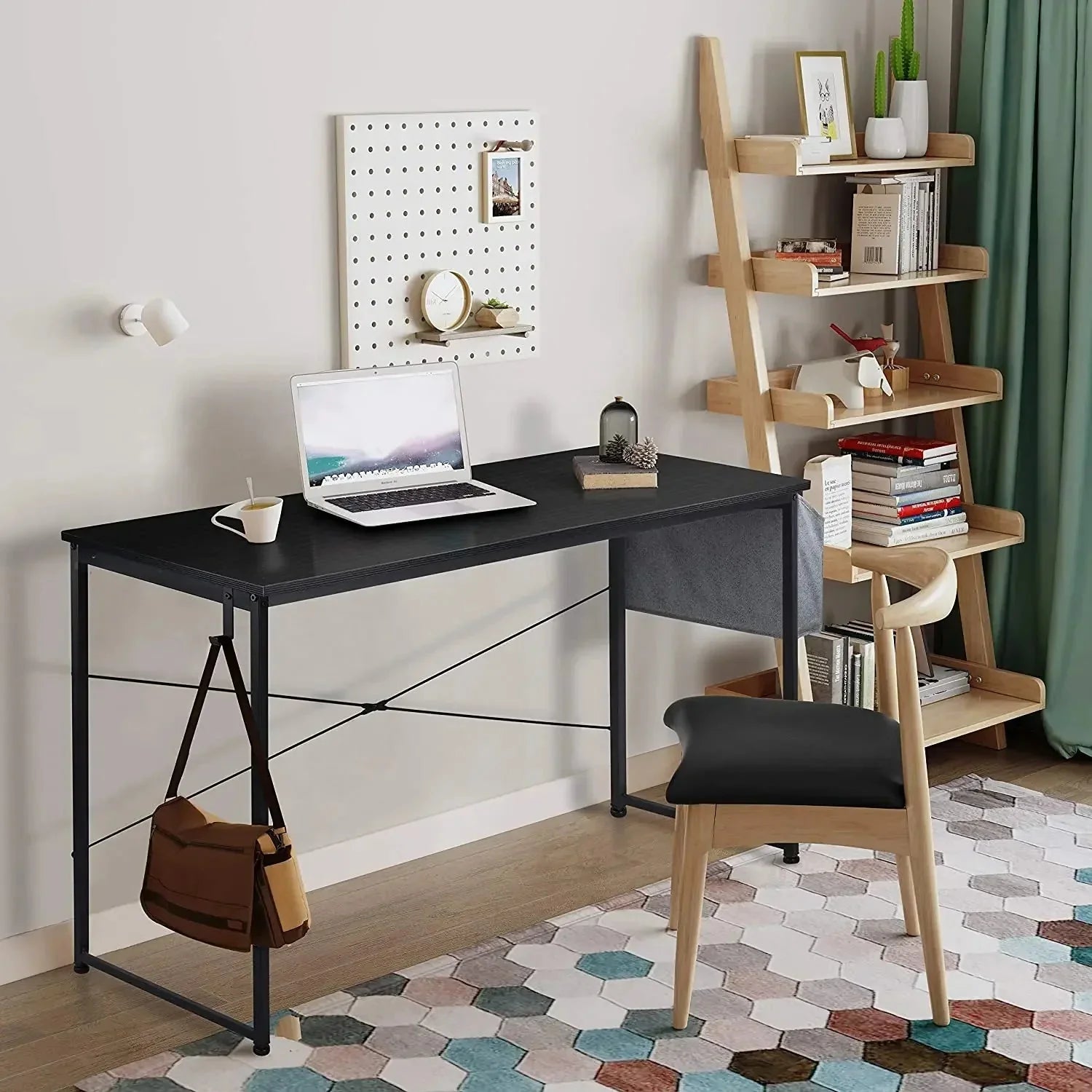 Bureau compact bois et métal ElleVitals