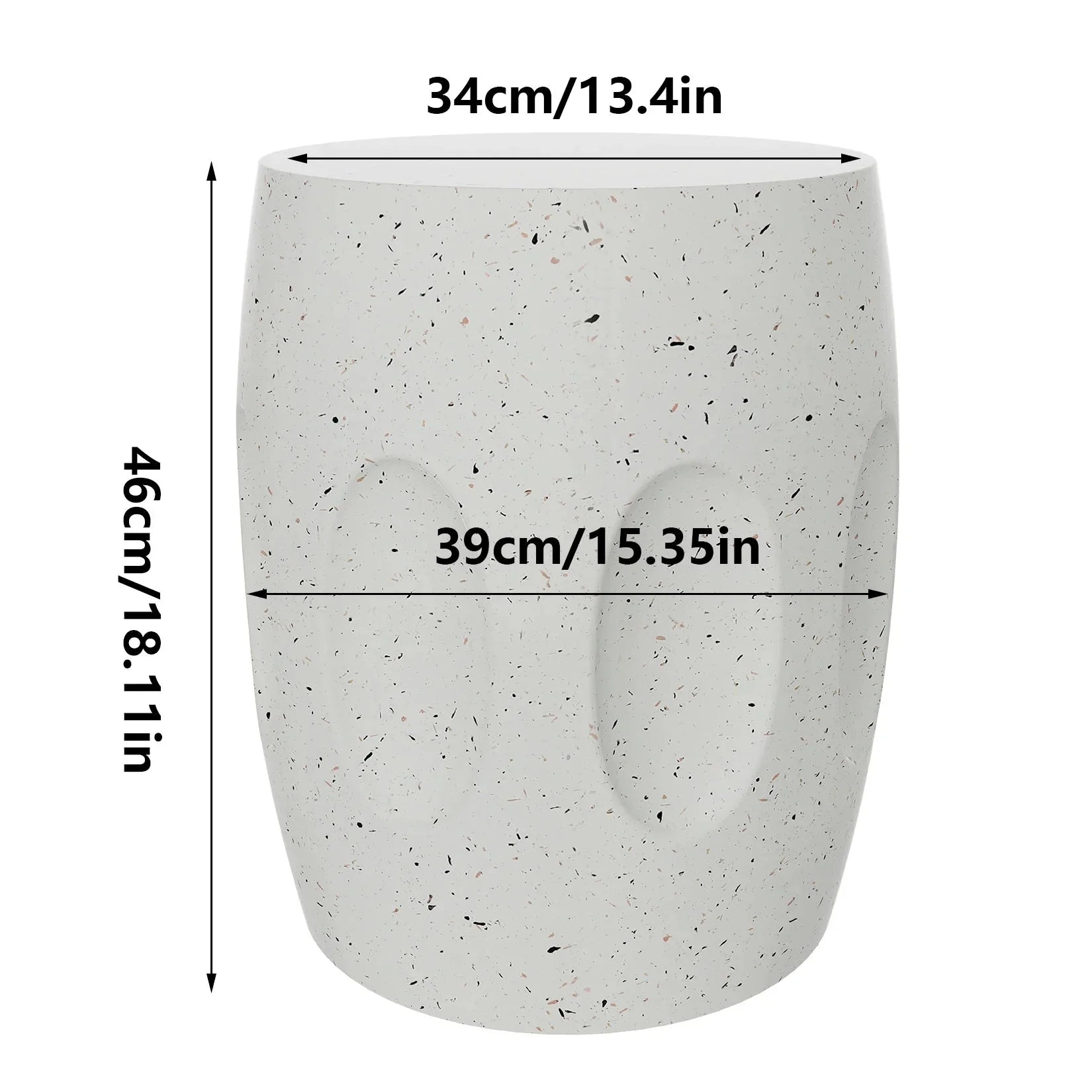 Table sculpturale en béton minéral ElleVitals