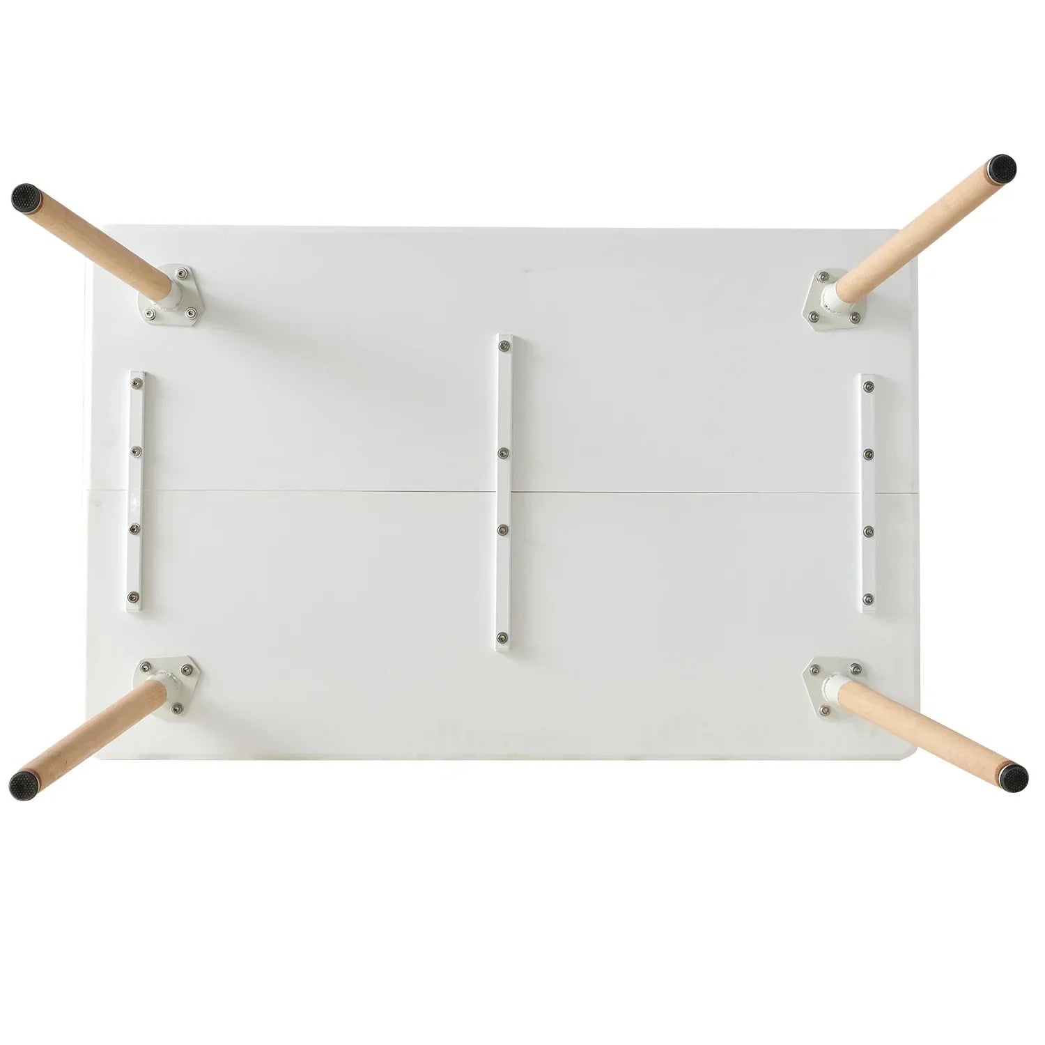 Table rectangulaire bois et métal nordique ElleVitals