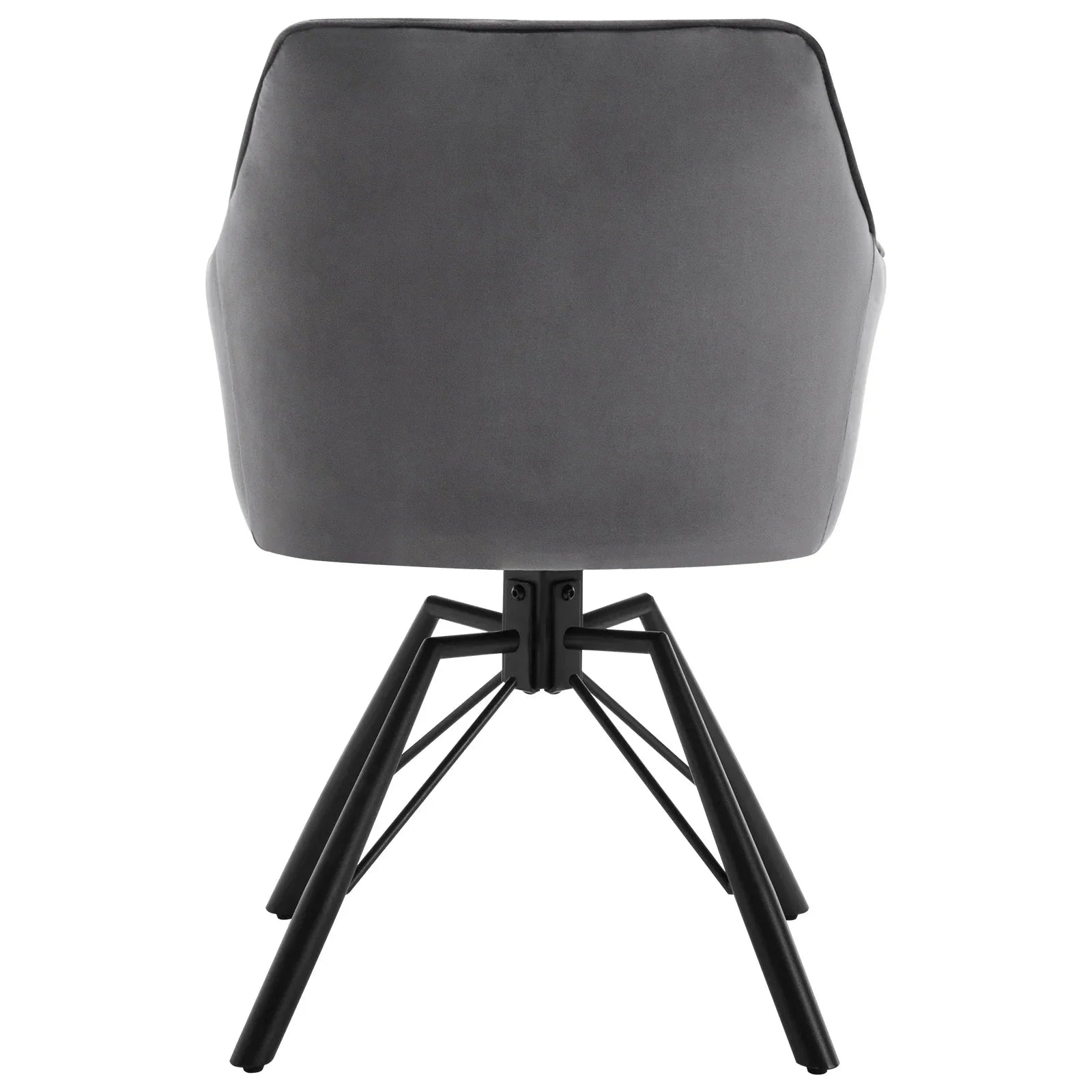 Lot de chaises pivotantes en velours ElleVitals