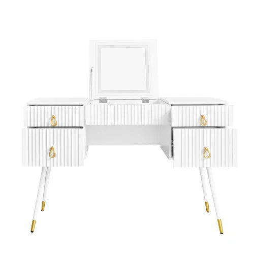 Coiffeuse moderne avec miroir LED ElleVitals