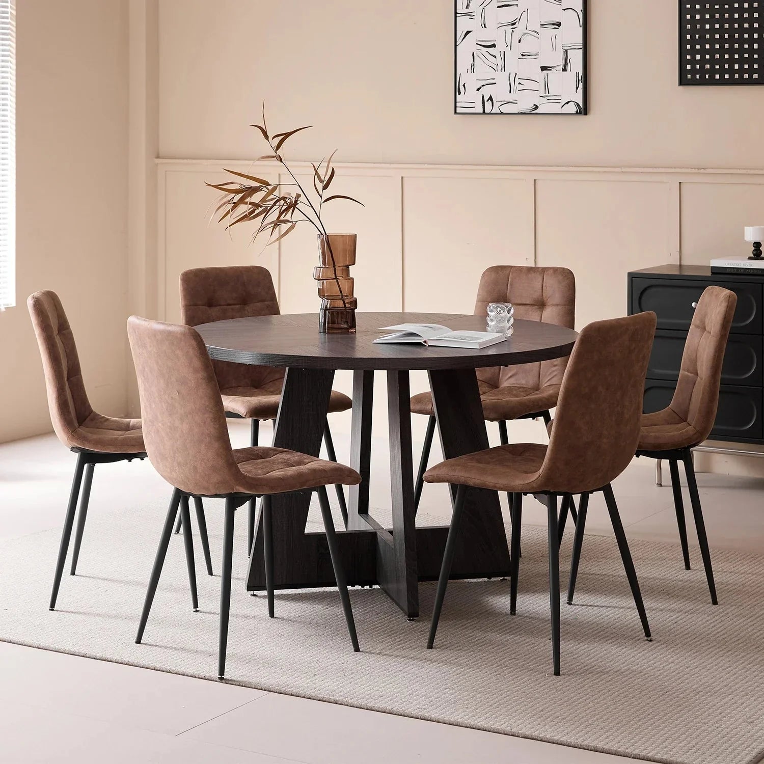 Table ronde en bois nordique ElleVitals