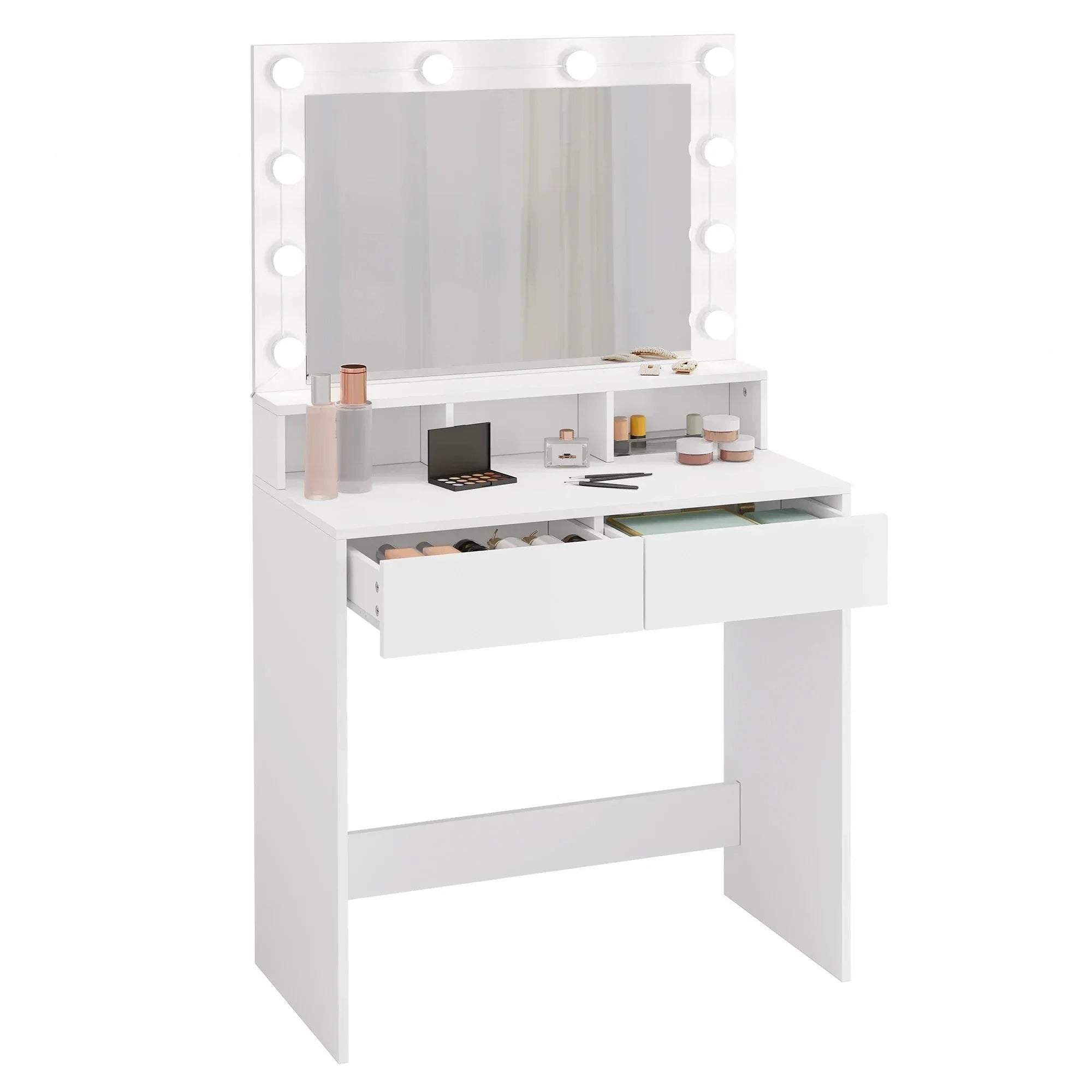 Coiffeuse Illumia avec miroir LED ElleVitals