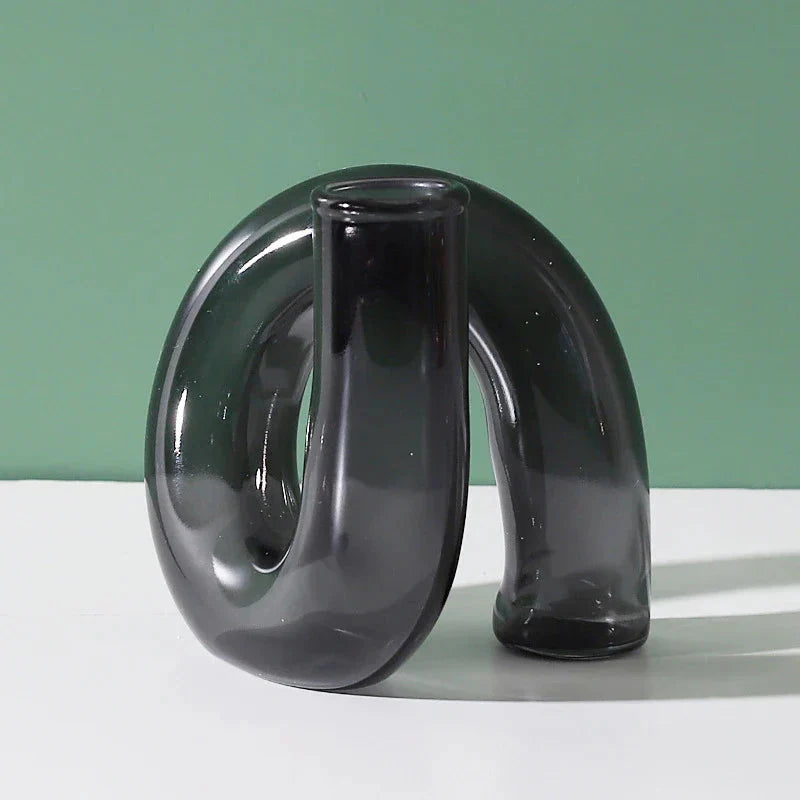 Vase en verre torsadé multifonction ElleVitals