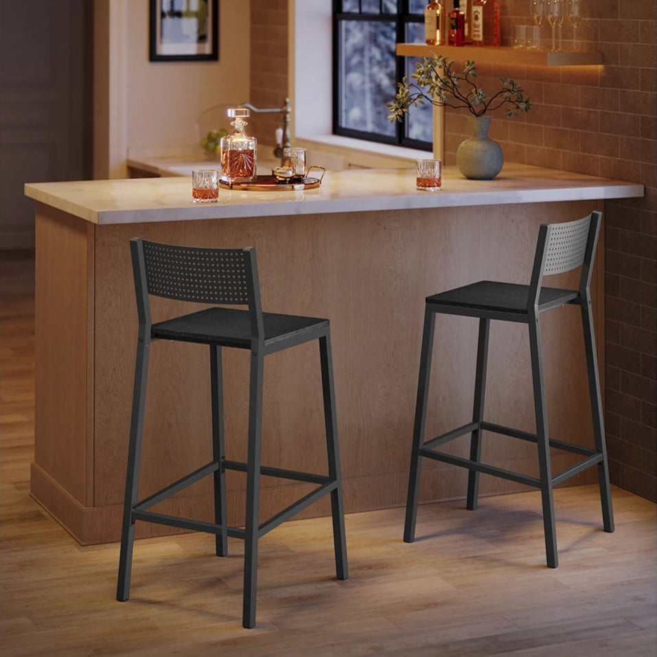 Tabourets hauts industriels avec assise confortable