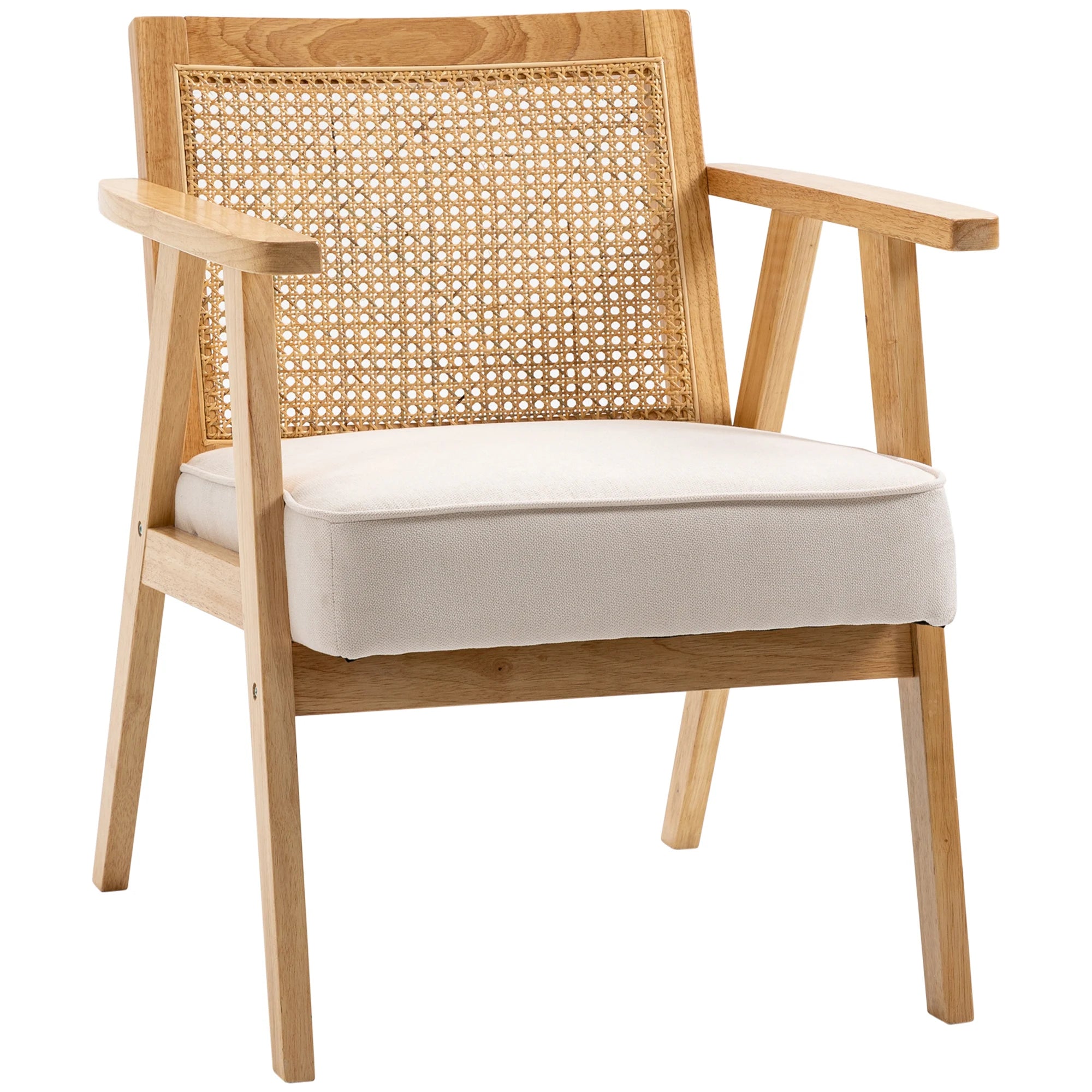Fauteuil bois et cannage