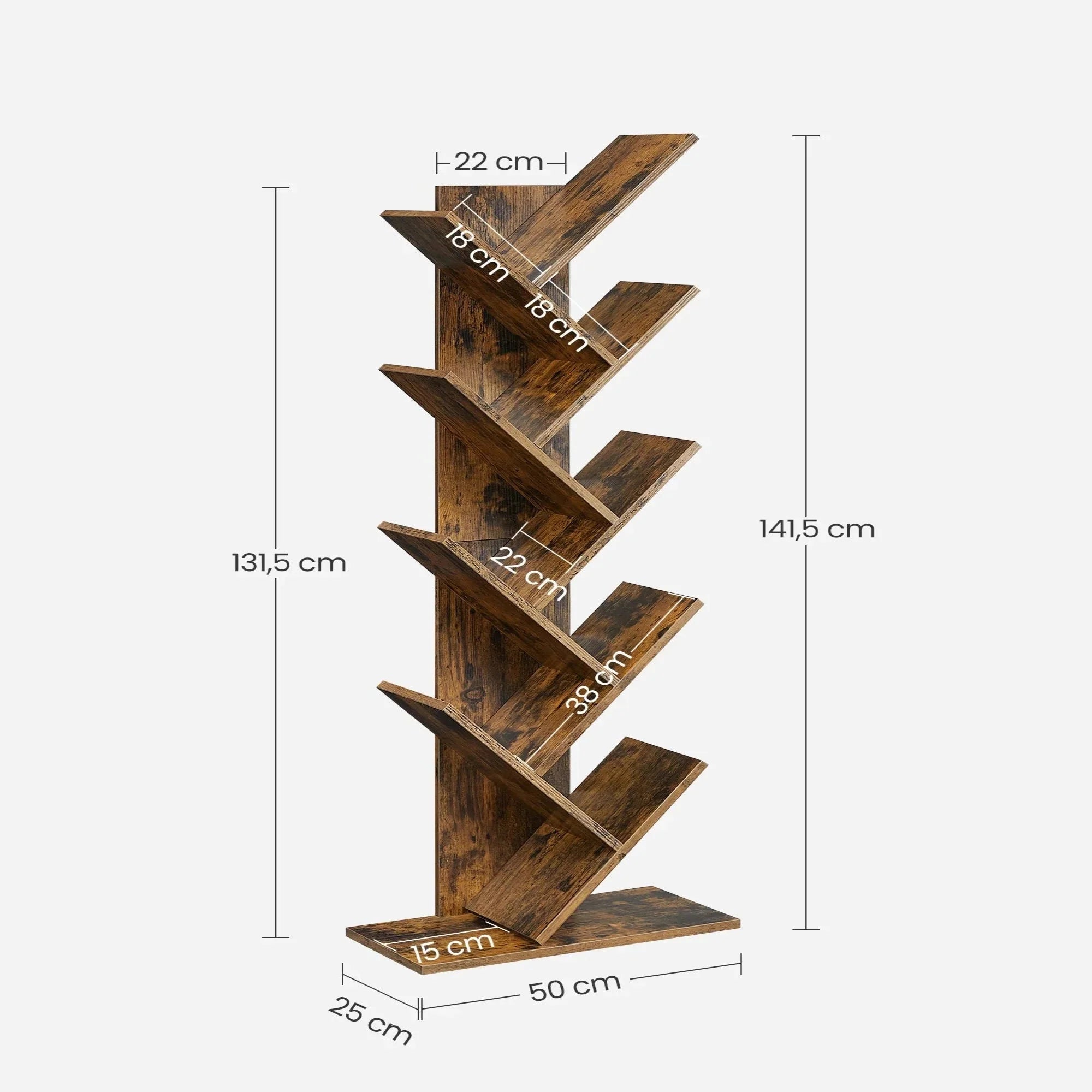 Bibliothèque en arbre avec 9 niveaux ElleVitals