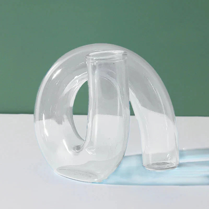 Vase en verre torsadé multifonction ElleVitals