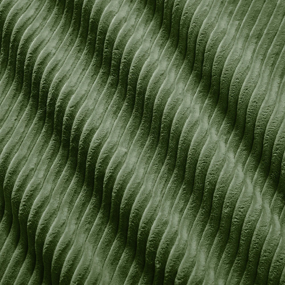 Canapé d’angle modulable en tissu côtelé