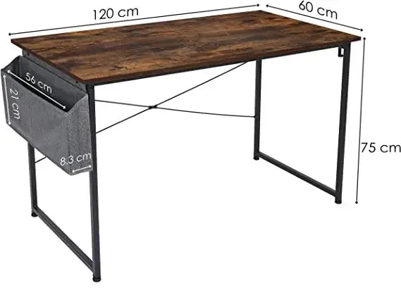 Bureau compact bois et métal ElleVitals