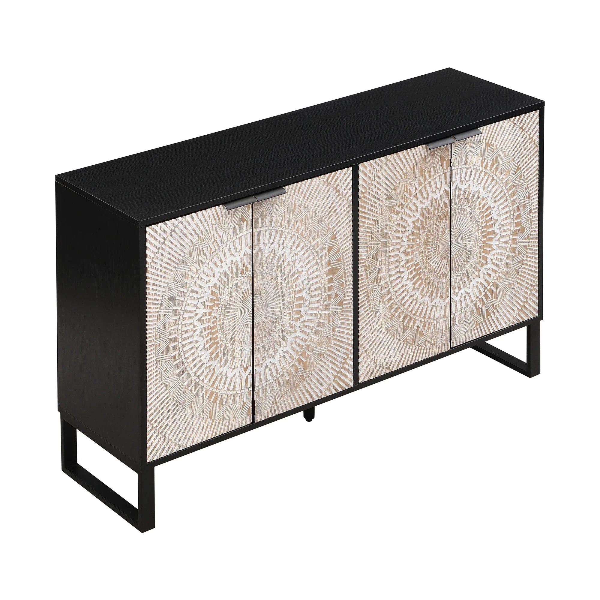 Buffet sculpté avec rangements et pieds réglables ELLE VITALS