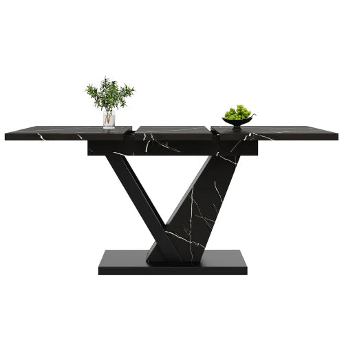 Table à manger extensible moderne