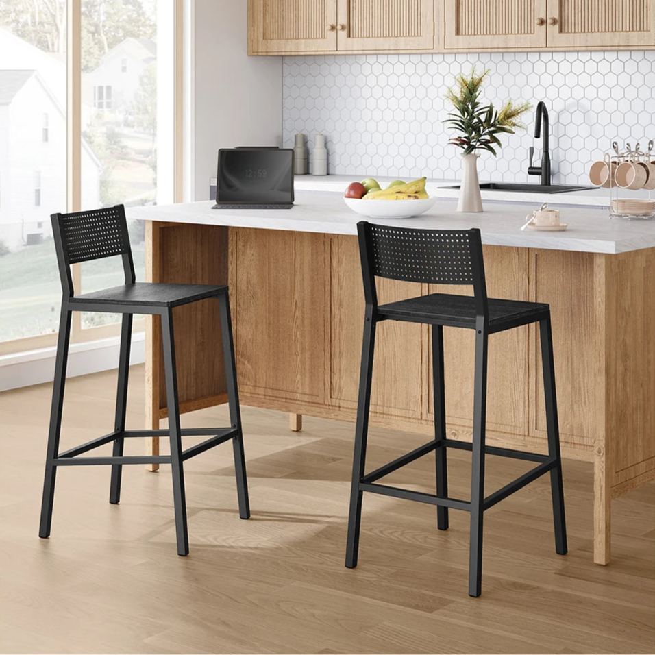 Tabourets hauts industriels avec assise confortable