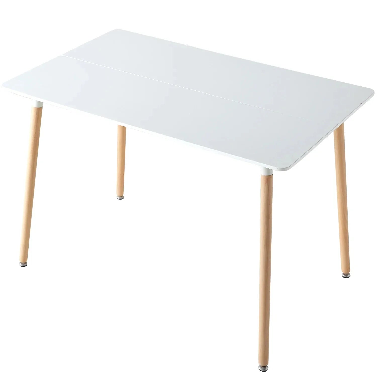 Table rectangulaire bois et métal nordique ElleVitals