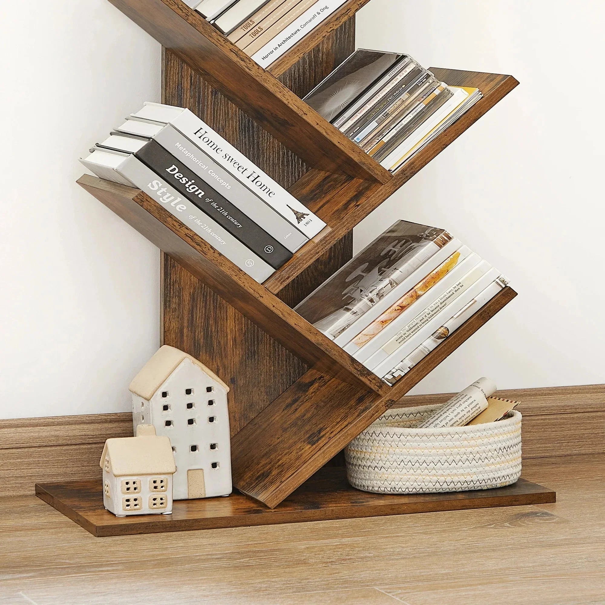 Bibliothèque en arbre avec 9 niveaux ElleVitals