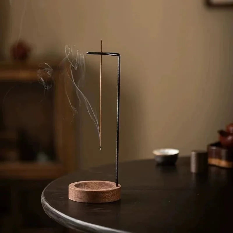 Porte-encens en bois effet inversé ElleVitals