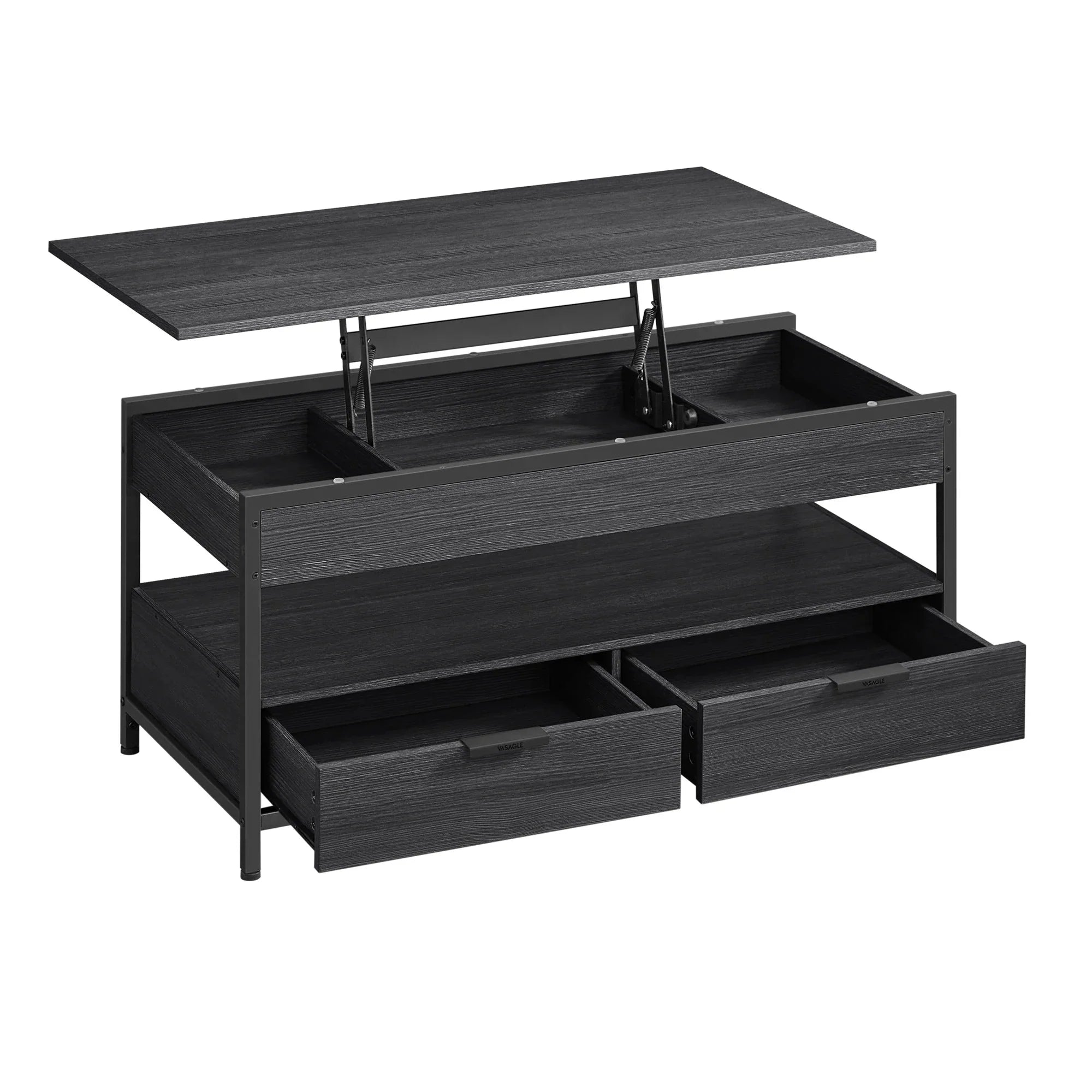 Table basse avec plateau relevable et tiroirs ElleVitals