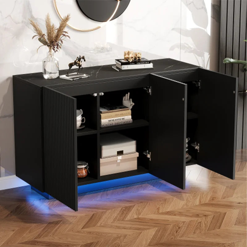 Buffet moderne avec éclairage LED