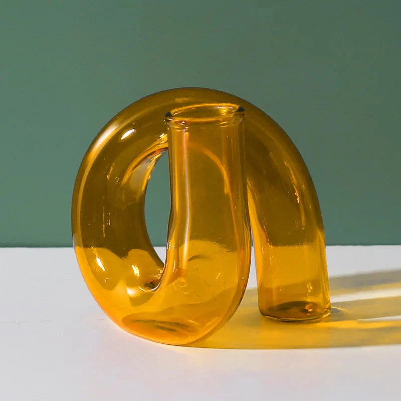 Vase en verre torsadé multifonction ElleVitals