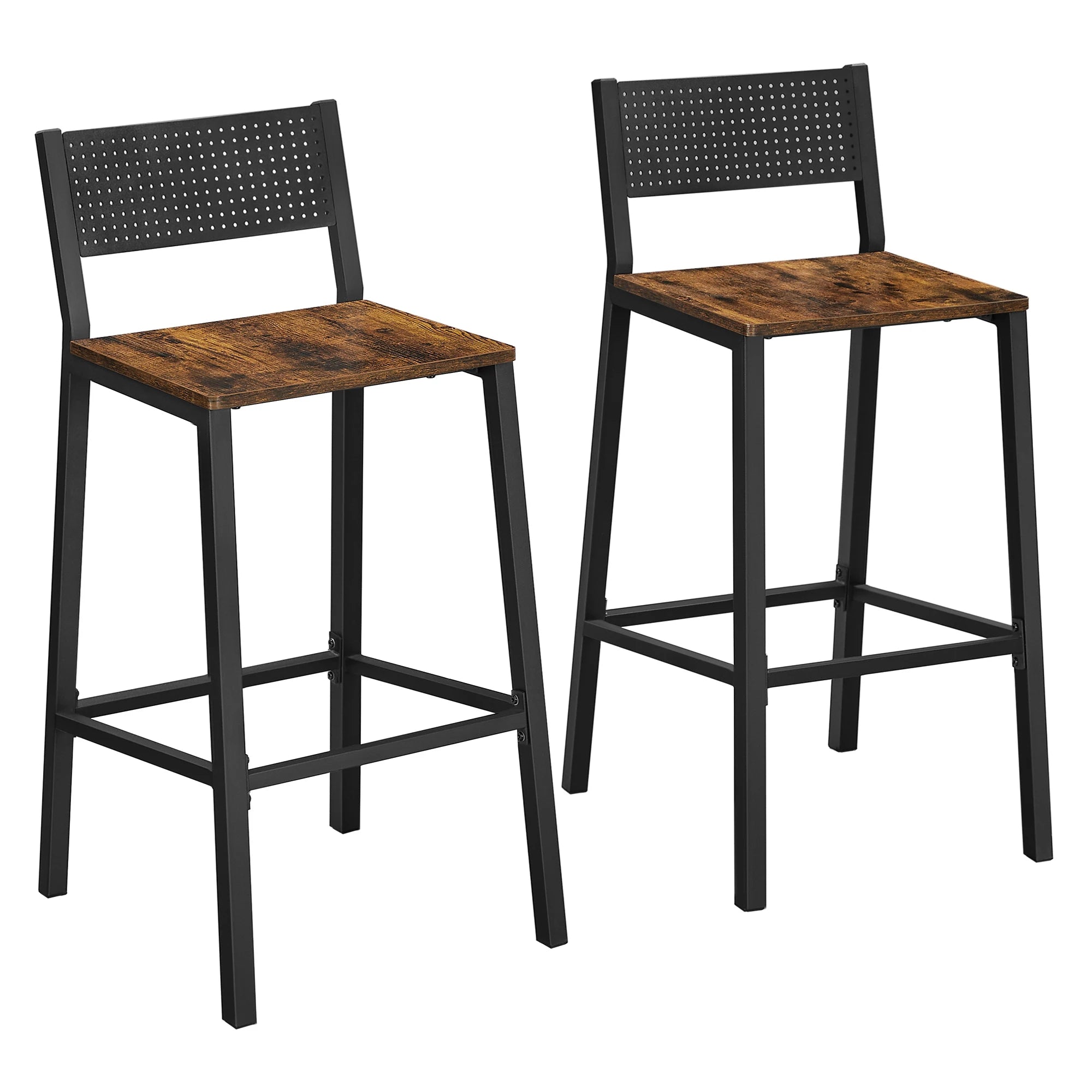 Tabourets hauts industriels avec assise confortable
