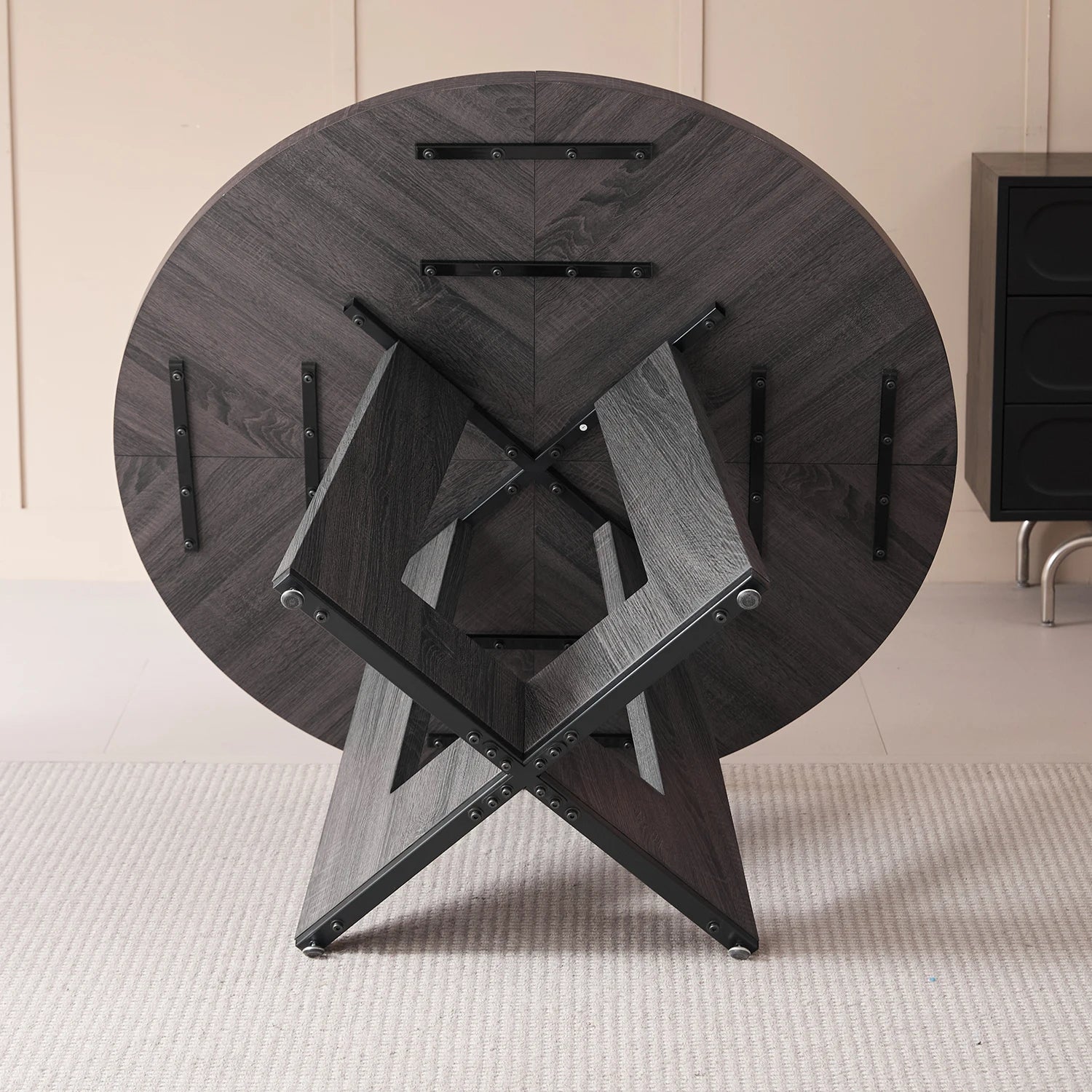 Table ronde en bois nordique ElleVitals