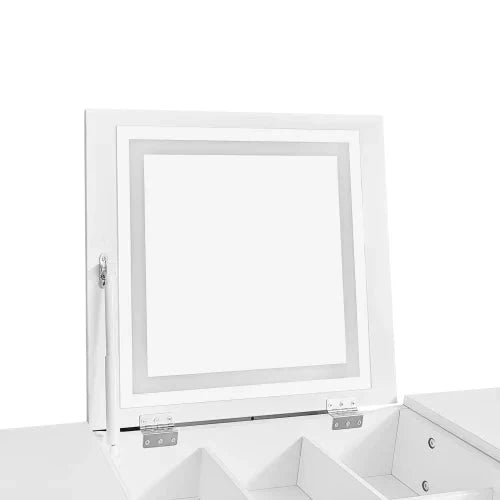 Coiffeuse moderne avec miroir LED ElleVitals
