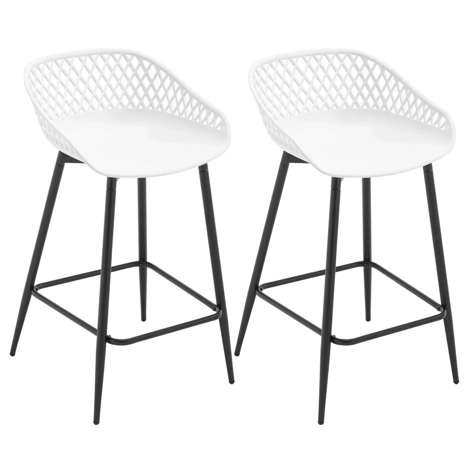 Tabourets hauts design avec dossier ajouré ElleVitals