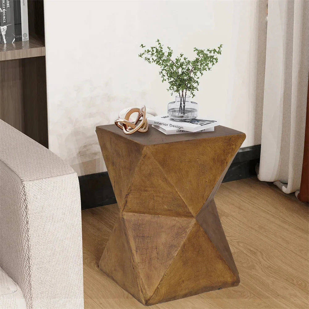 Table d’appoint béton minéral sculptural ElleVitals