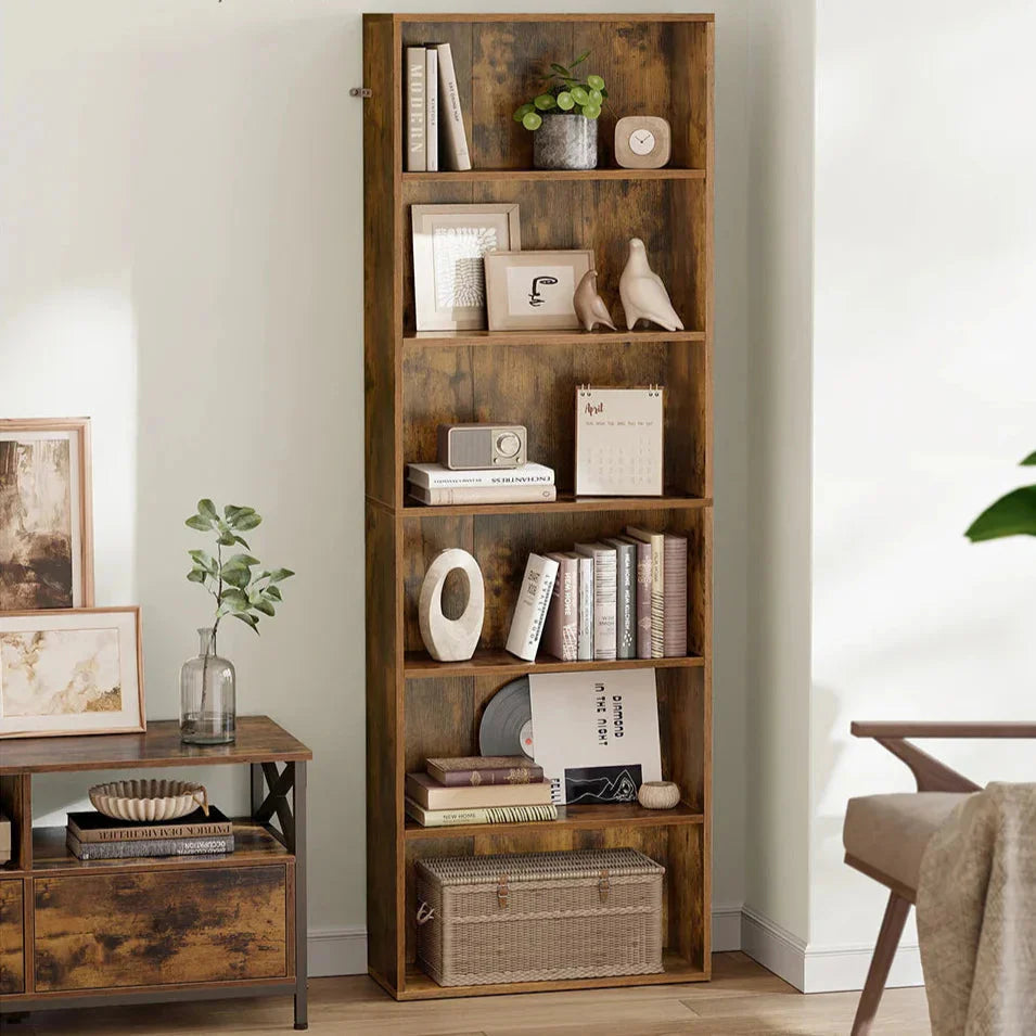 Bibliothèque en bois avec étagères réglables ElleVitals
