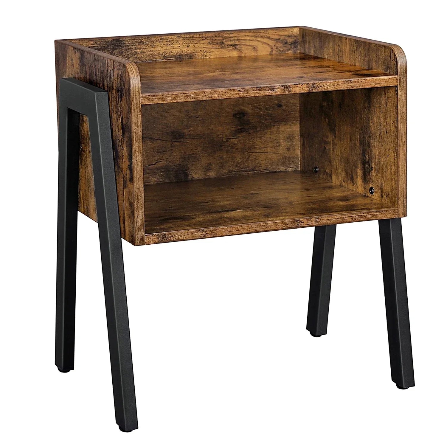 Table d’appoint empilable en bois et métal ElleVitals