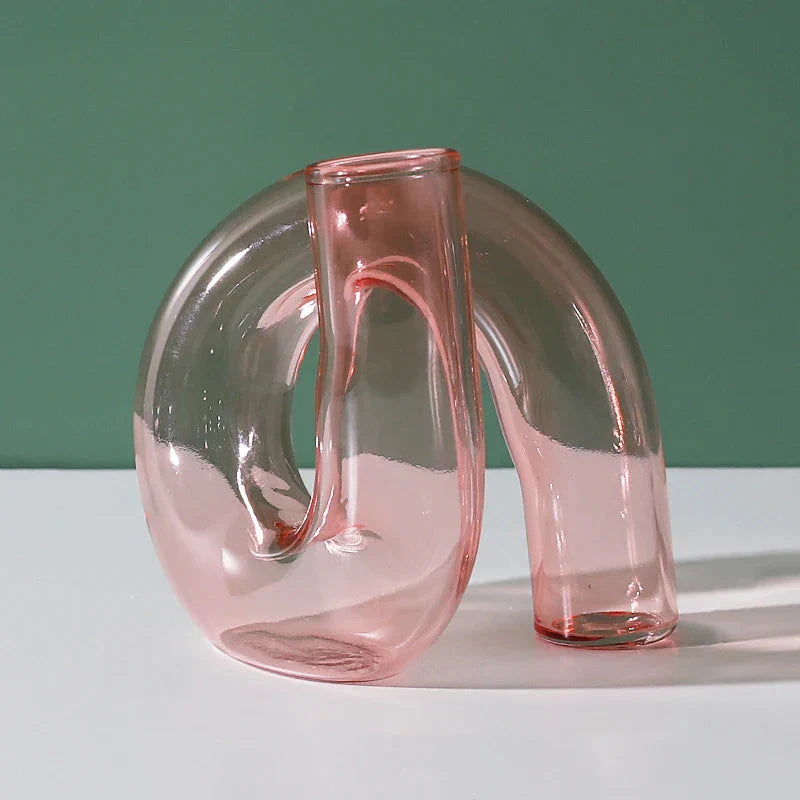 Vase en verre torsadé multifonction ElleVitals