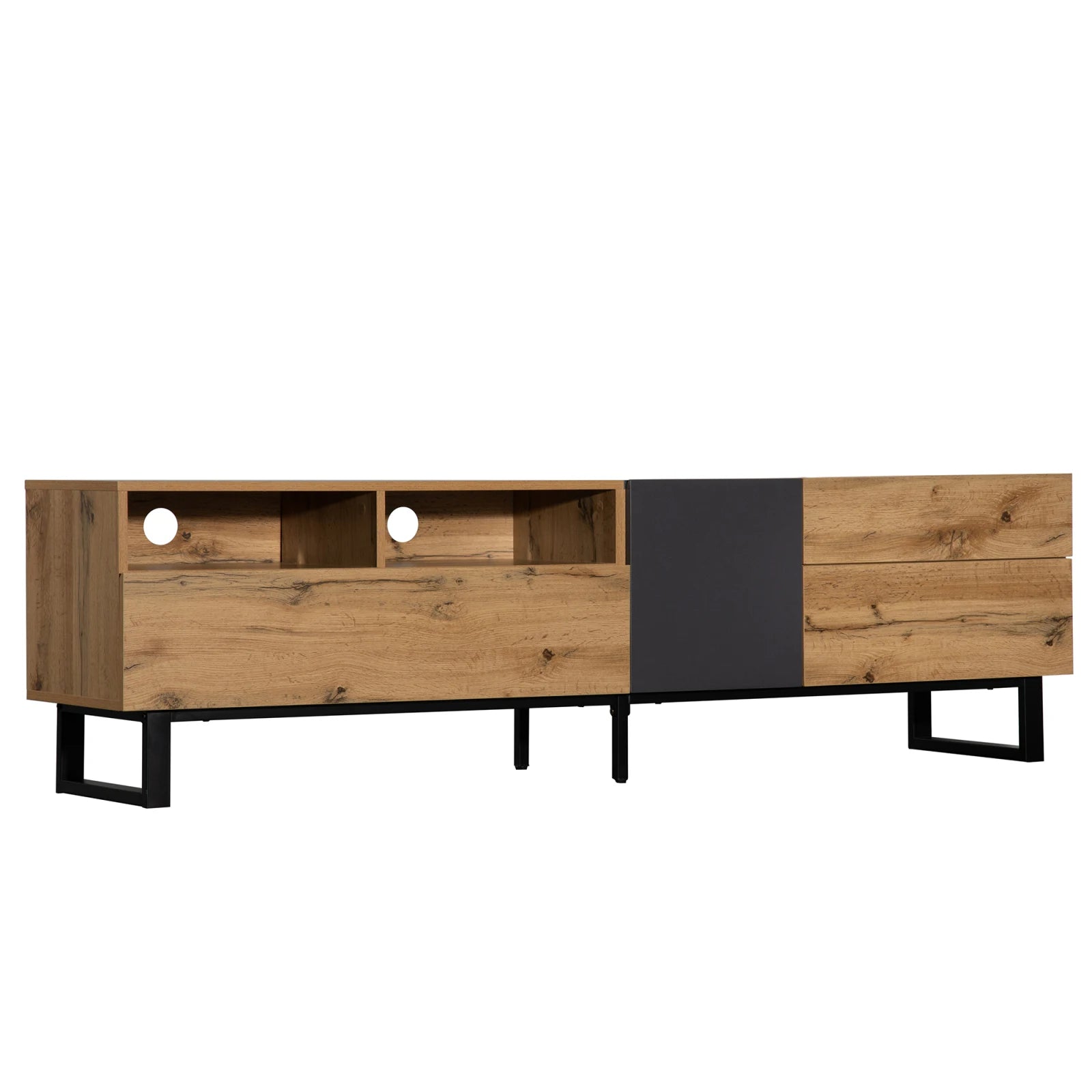 Meuble TV bois avec rangements